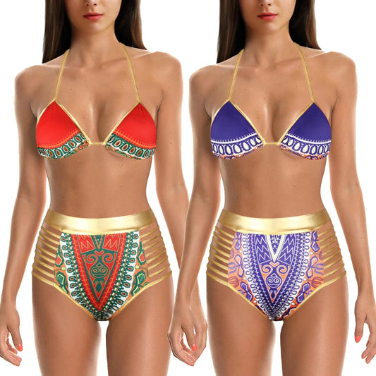 African print two-piece set