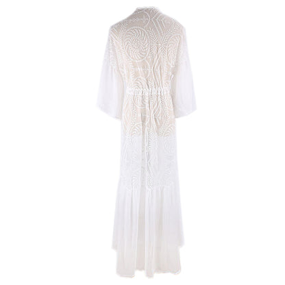 Airy White Lace Cardigan